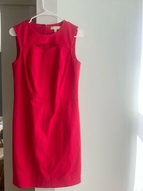 EUC Etcetera Size 4 Pink  Aline Cotton Dress
